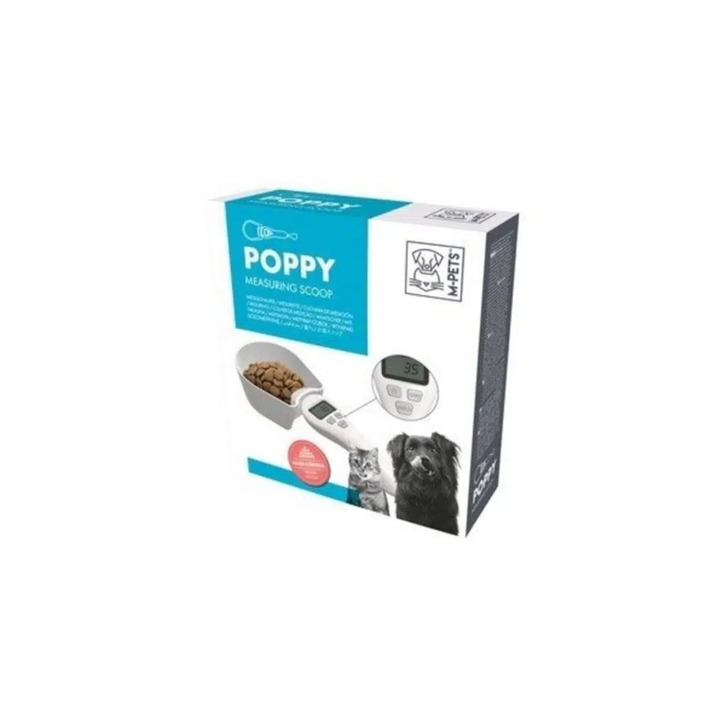 M-Pets Poppy Kedi Köpek Dijital Mama Ölçü Kabı