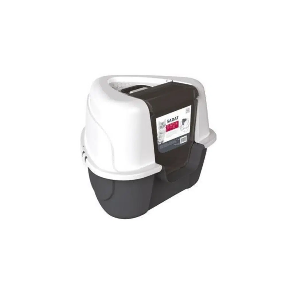 M-PETS SADAT KAPALI KEDİ TUVALETİ KÖŞE 60X50X44CM