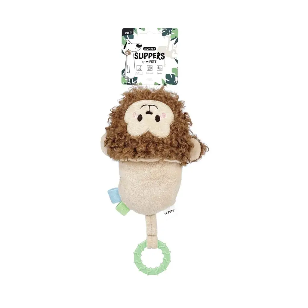 M-PETS SLİPPERS MONKEY KÖPEK OYUNCAĞI BROWN