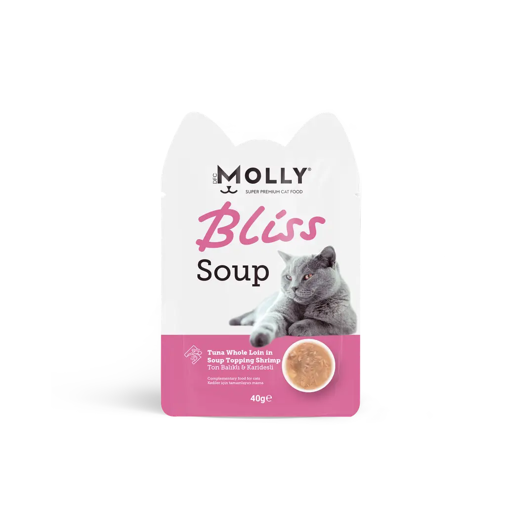 Molly Bliss Ton Balık Karidesli Kedi Çorbası 40 gr