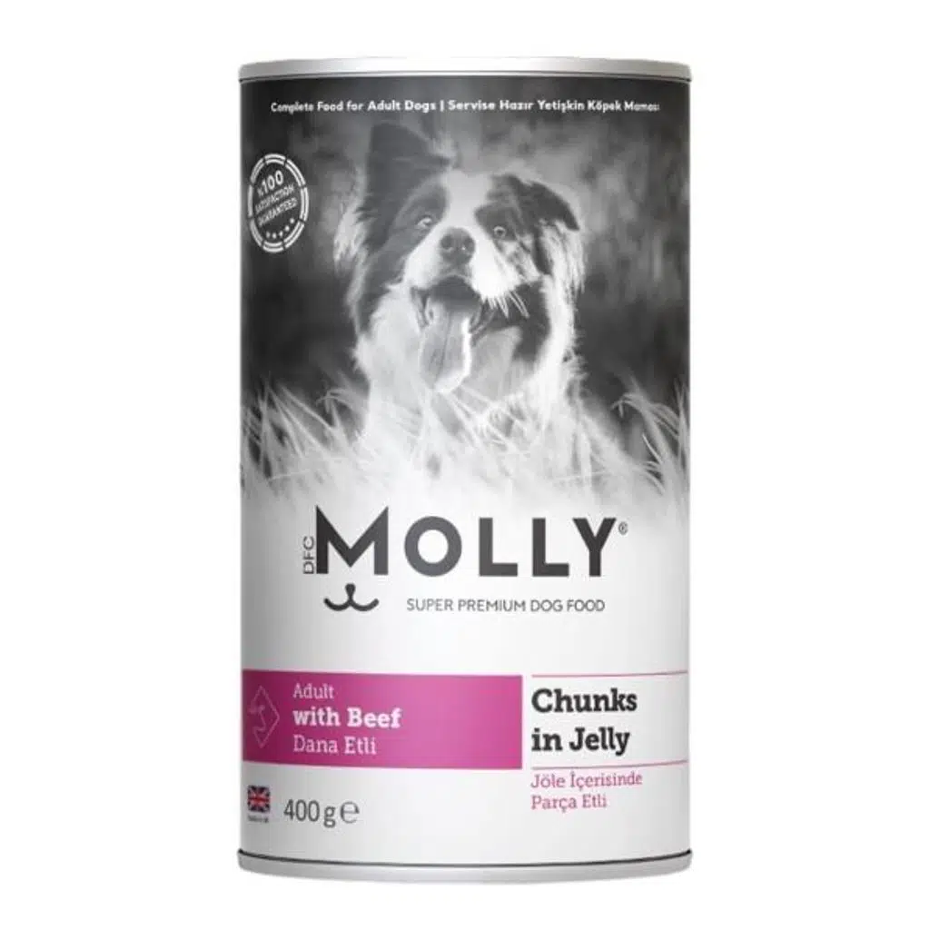 Molly Dana Etli Köpek Konservesi Jöle İçinde Parca Etli 400 Gr
