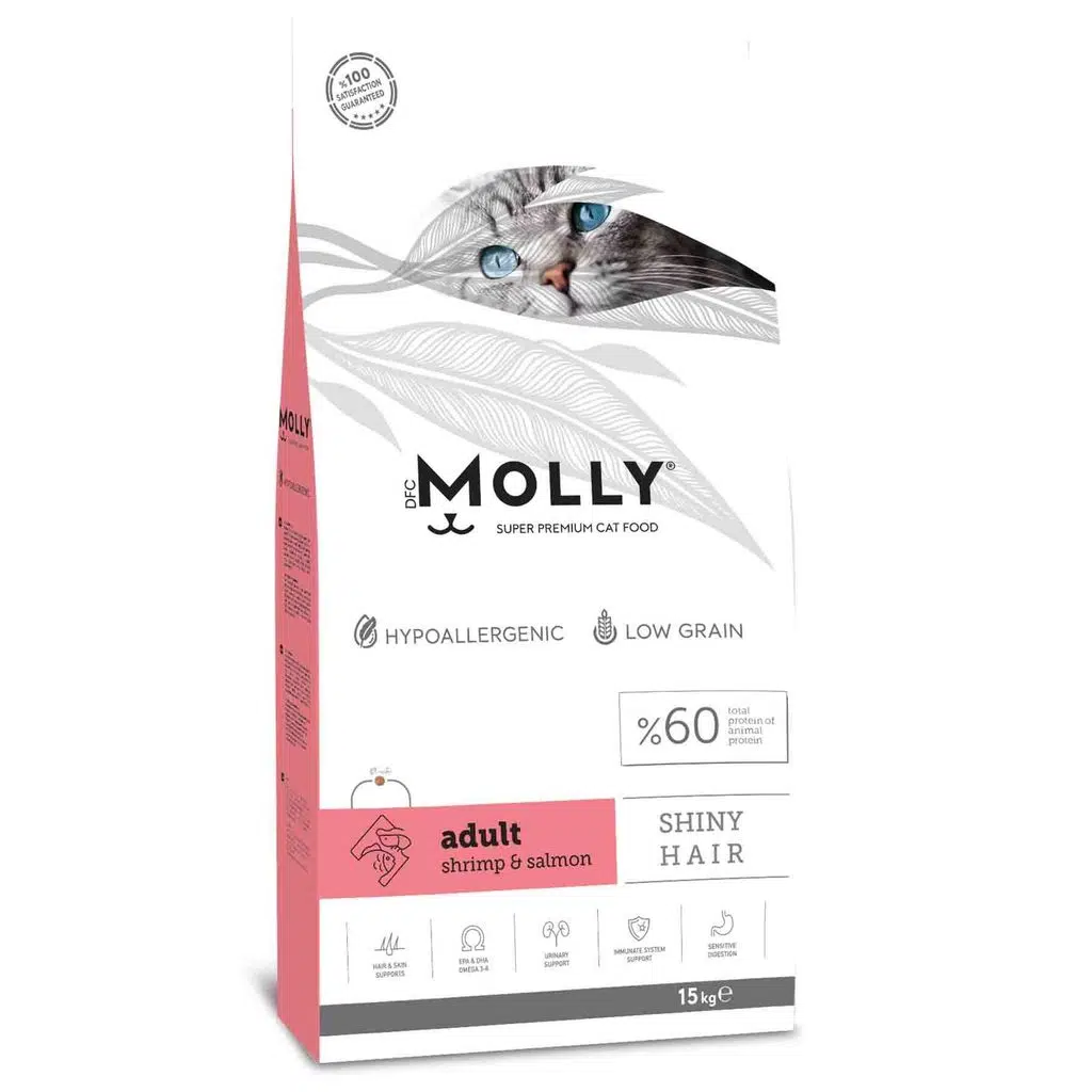 Molly Karides/Somonlu Kedi maması 15 Kg
