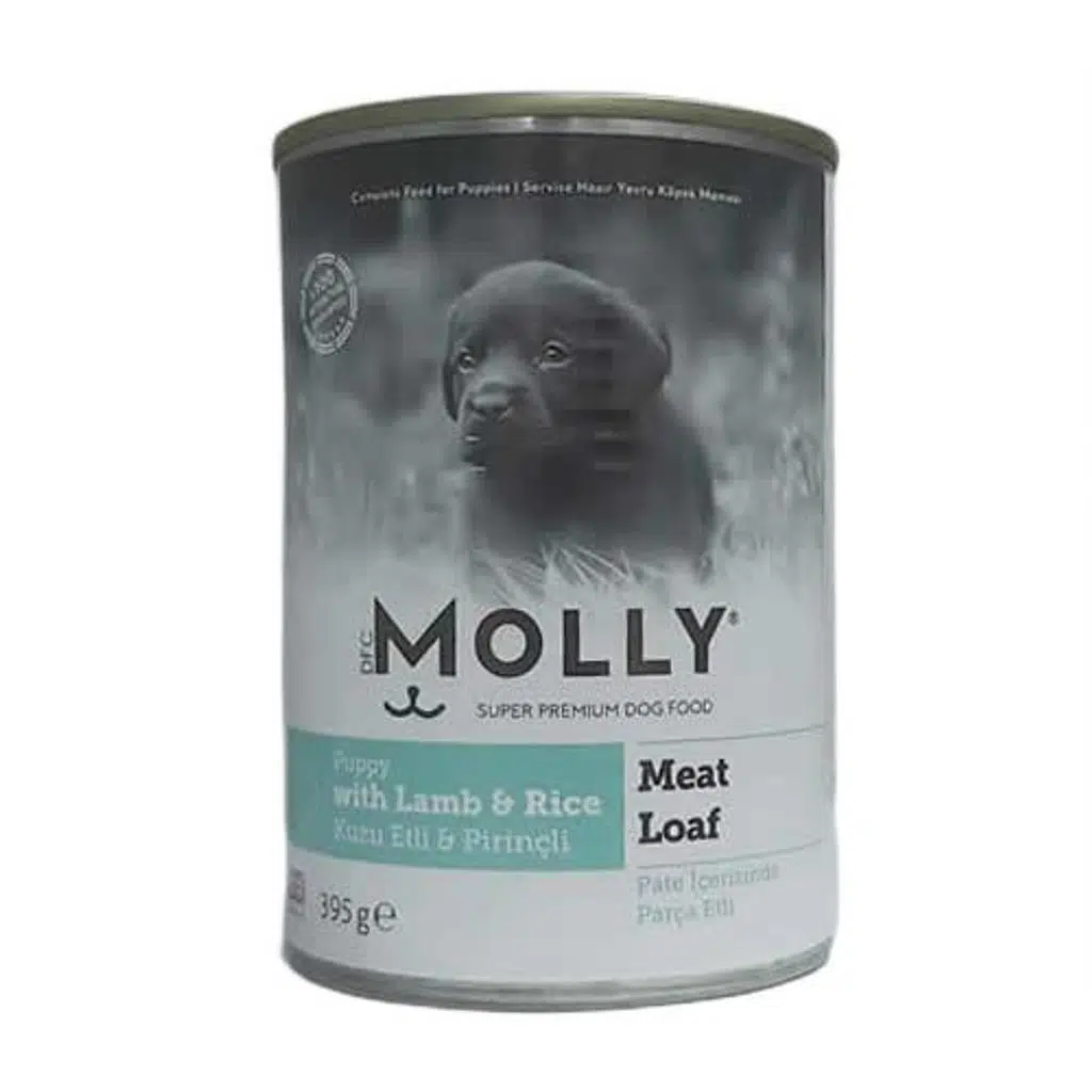 Molly Kuzu Etli Yavru Köpek Konservesi Parca Etli 395 Gr
