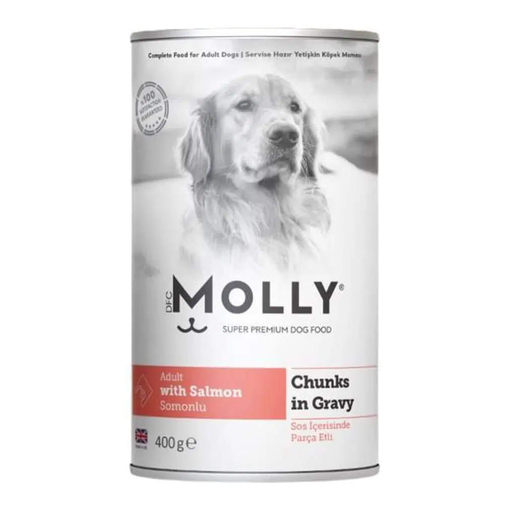 Molly Somonlu Köpek Konservesi Sos İçinde Parca Etli 400 Gr