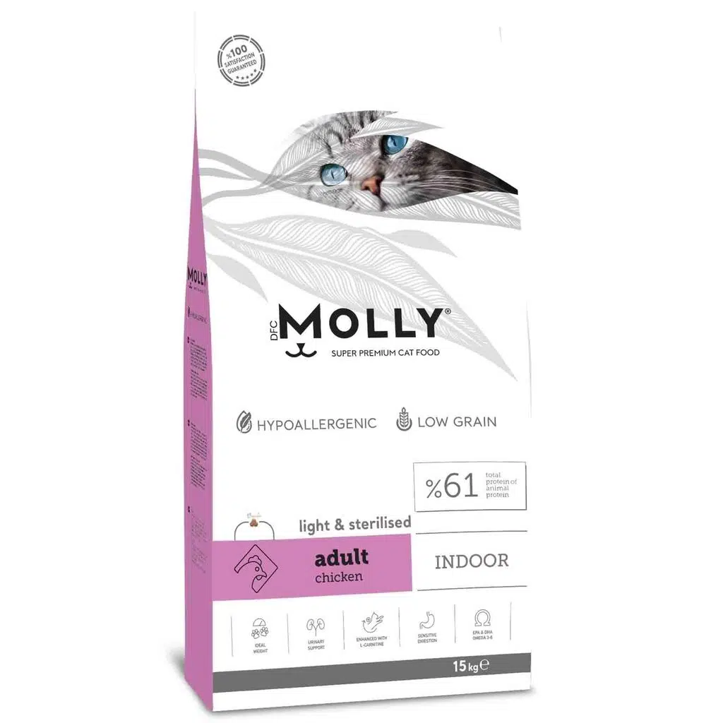 Molly Tavuklu Kısır Kedi Maması 2 Kg