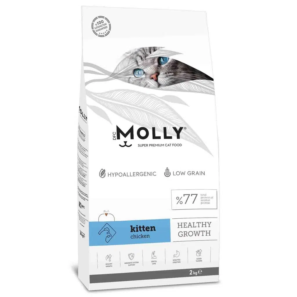 Molly Tavuklu Yavru Kedi Maması 2 Kg
