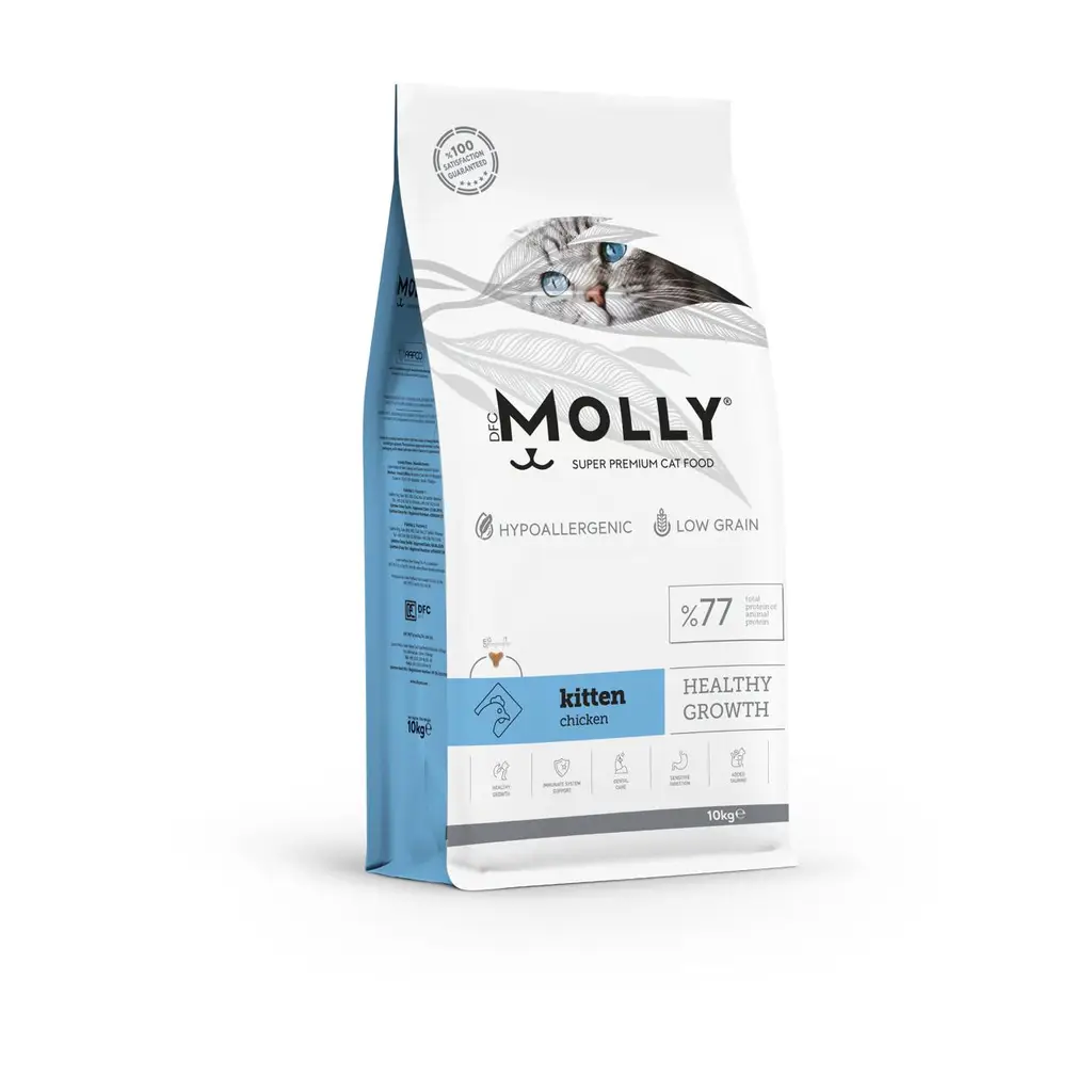 Molly Yavru Kedi Maması Tavuklu 10 kg