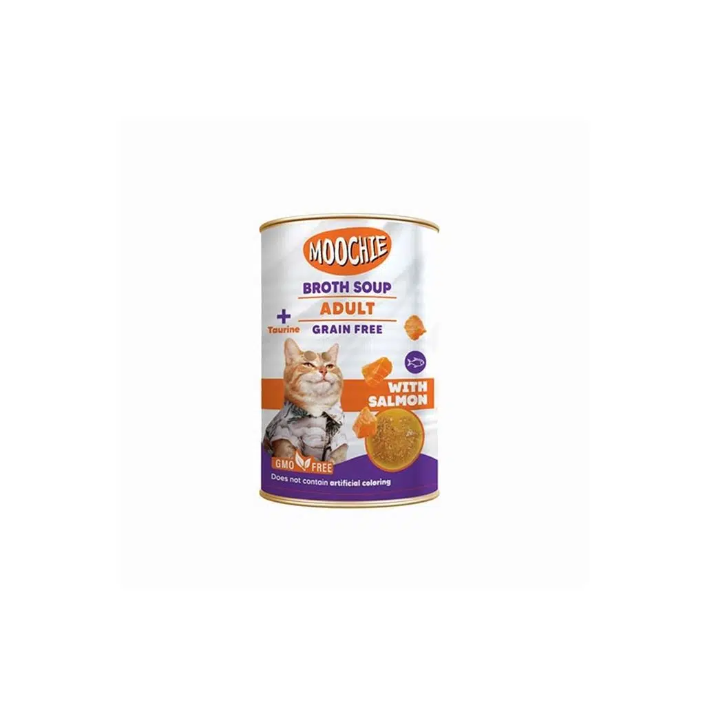 Moochie Et Suyu Çorba Somon Balıklı Kedi Çorbası 135ml