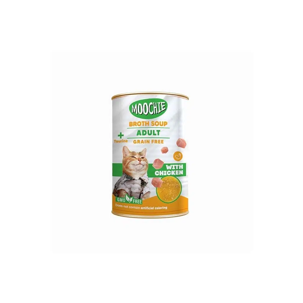 Moochie Tavuklu Tahılsız Kedi Çorbası 135ml