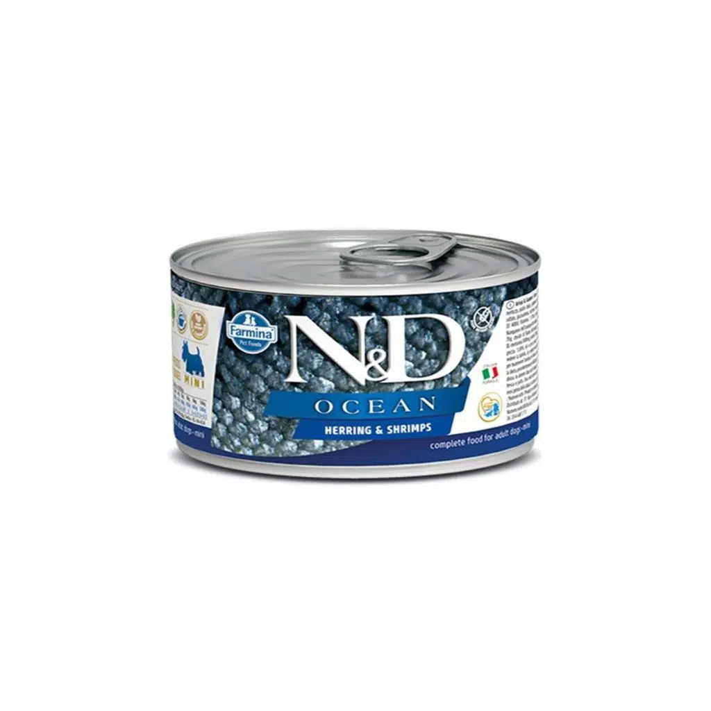 ND Dog Ocean Ringa Balıklı Karidesli Köpek Konservesi 140 Gr
