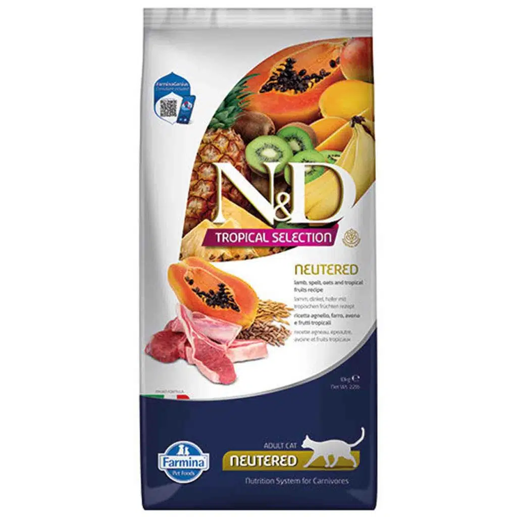 N&D Tropical Selection Kuzulu Yetişkin Kısır Kedi Maması 10 Kg