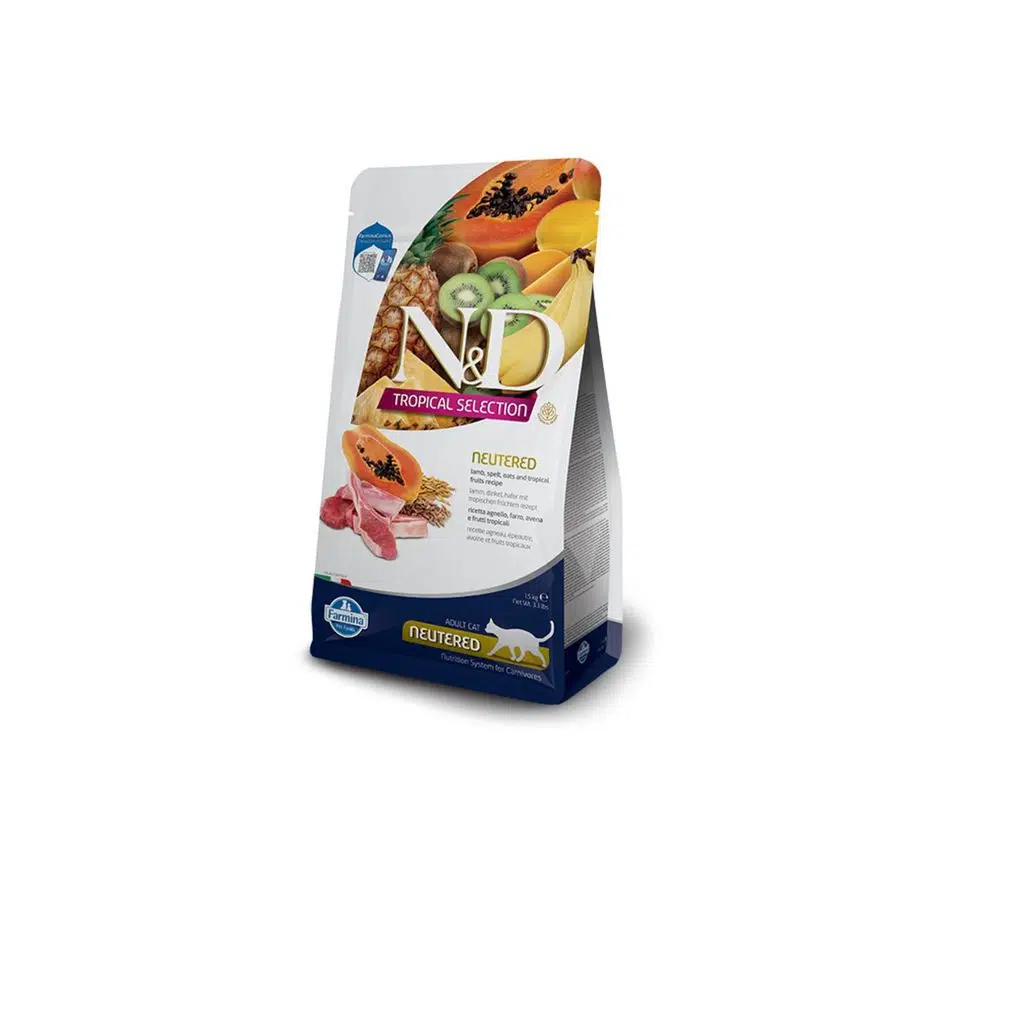 N&D Tropical Selection Kuzulu Yetişkin Kısır Kedi Maması 10 Kg