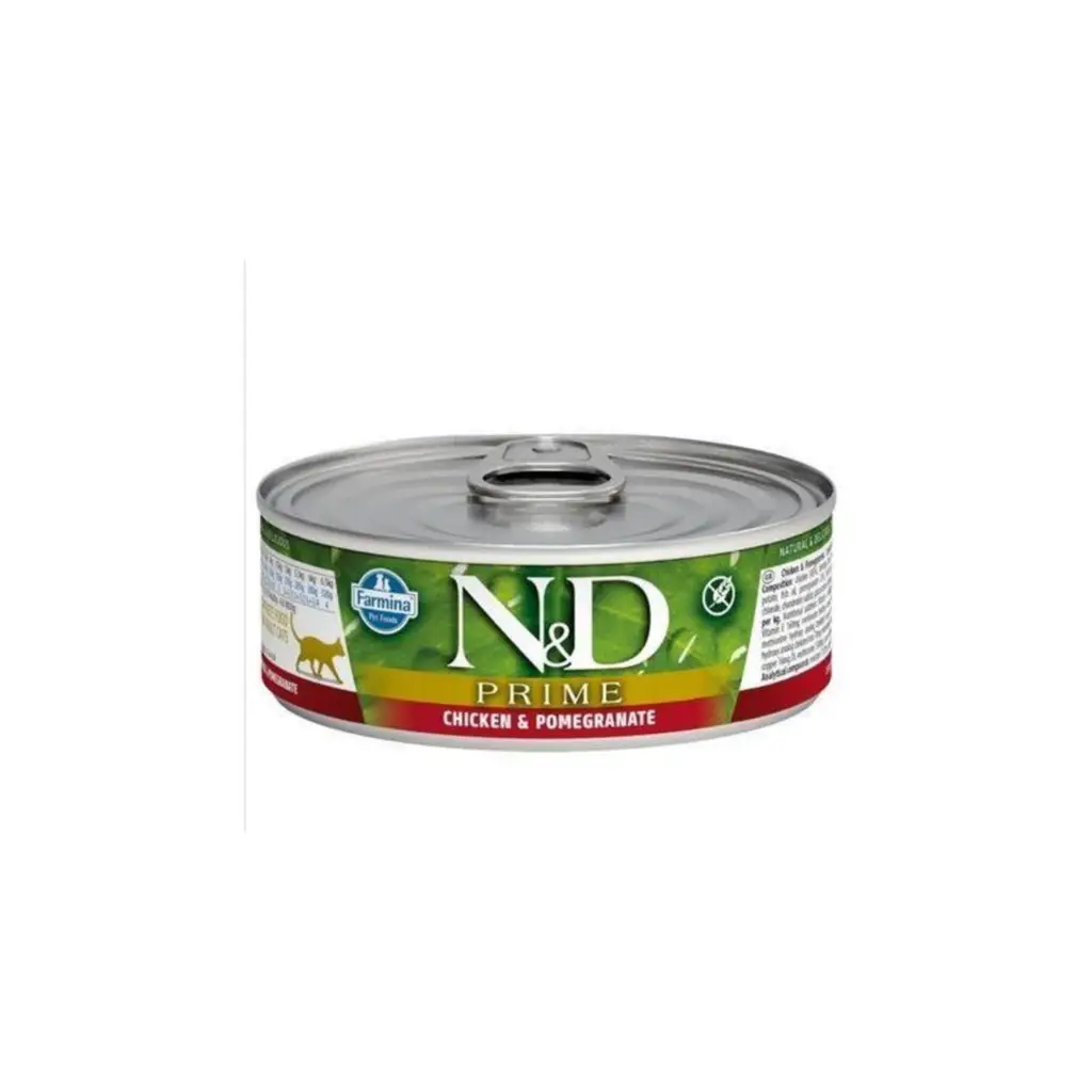 ND Cat Prime Tavuk/Nar Yavru Kedi Konservesi 80 Gr