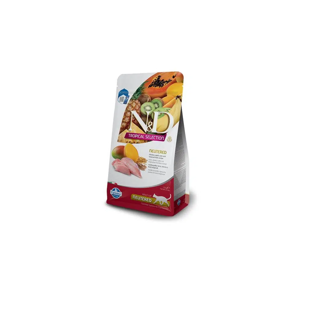 N&D Tropical Selection Tavuklu Kısır Yetişkin Kedi Maması 10 Kg