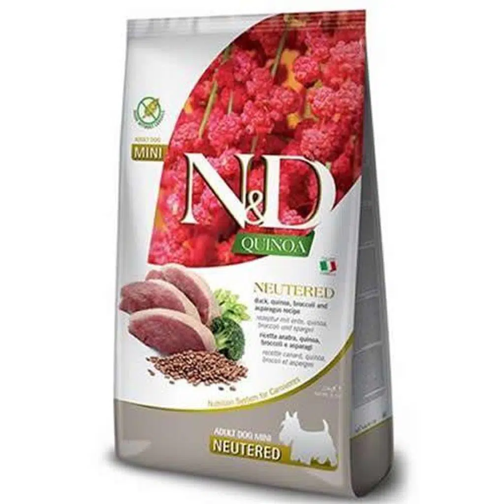 N&d Quinoa Mini Ördek Ve Brokoli Yetişkin Kısırlaştırılmış Köpek Maması 2.5 Kg