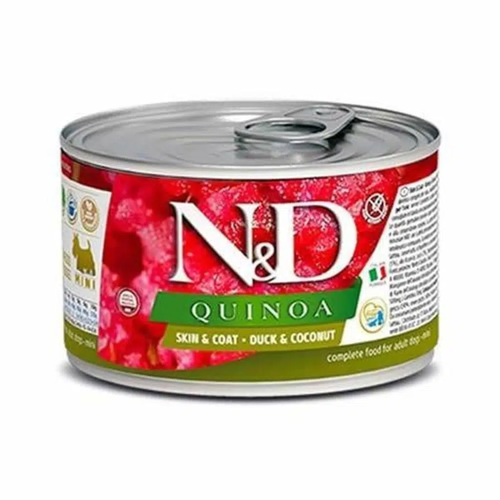ND Dog Quınoa Skın/Coat Ördek/H.Cevizli Köpek Konservesi 140 Gr