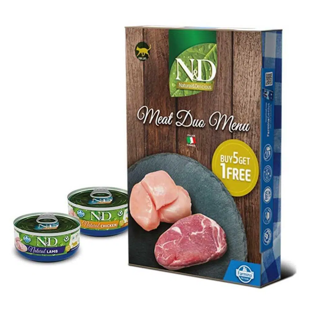 ND Cat Meat Duo Menu Etli Yetişkin Kedi Konservesi 70gr (6 AL 5 ÖDE)