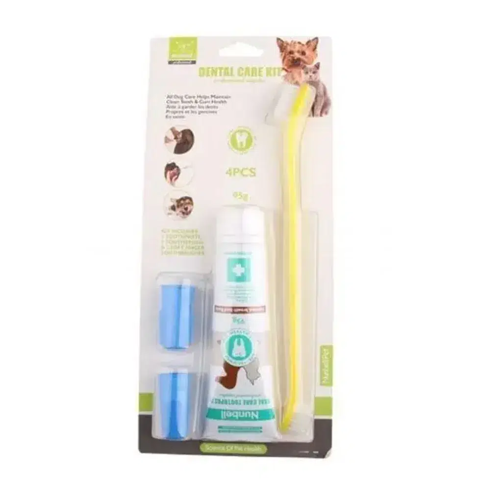 Nunbell Et Tadında Kedi Köpek Diş Temizleme Kiti