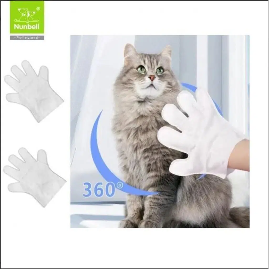 Nunbell Evcil Hayvan İçin Tek Kullanımlık Eldiven 10 lu 