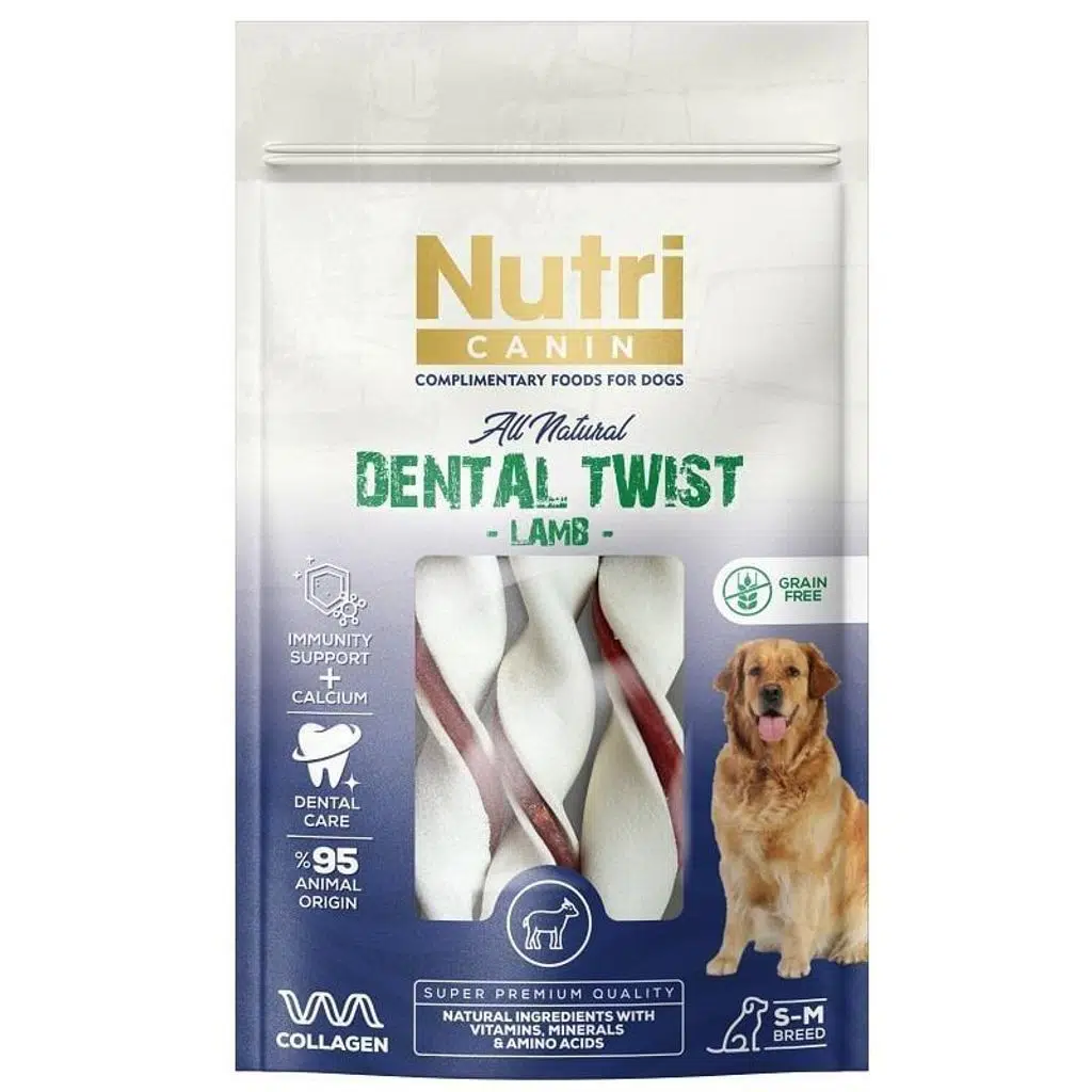 Nutri Canin Dental Kuzu Etli Kemik Köpek Ödülü 80 G