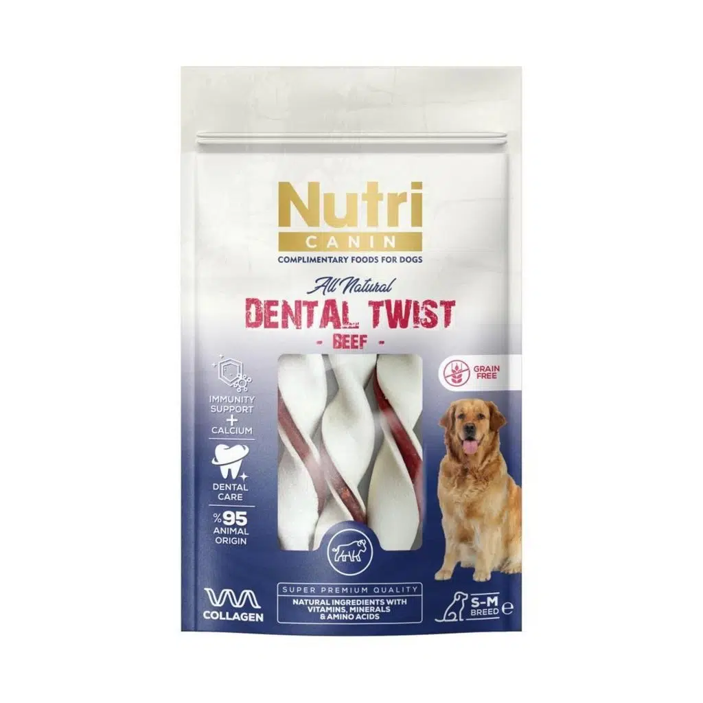 Nutri Canin Dental Sıgır Etli Kemik Köpek Ödülü 80 G