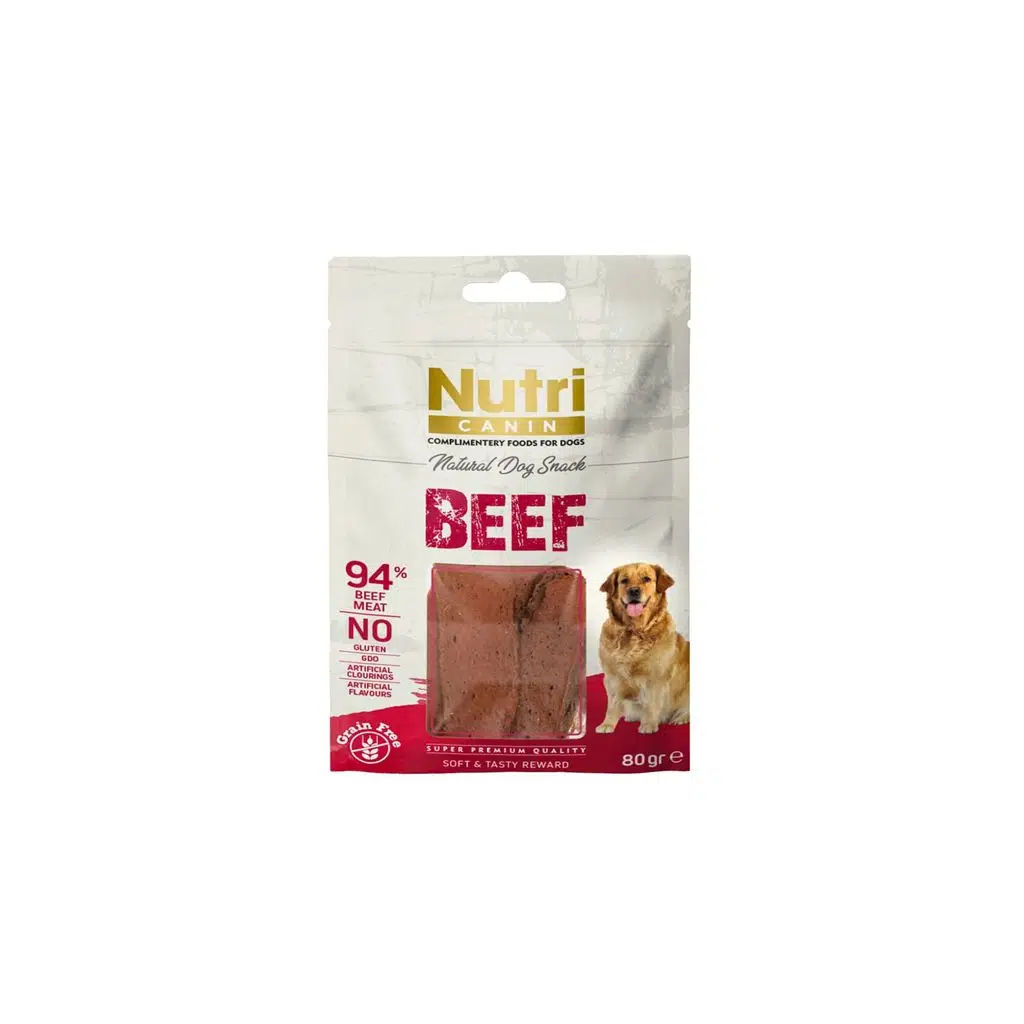 Nutri Canin %94 Sığır Etli Tahılsız Köpek Ödül Maması 80gr