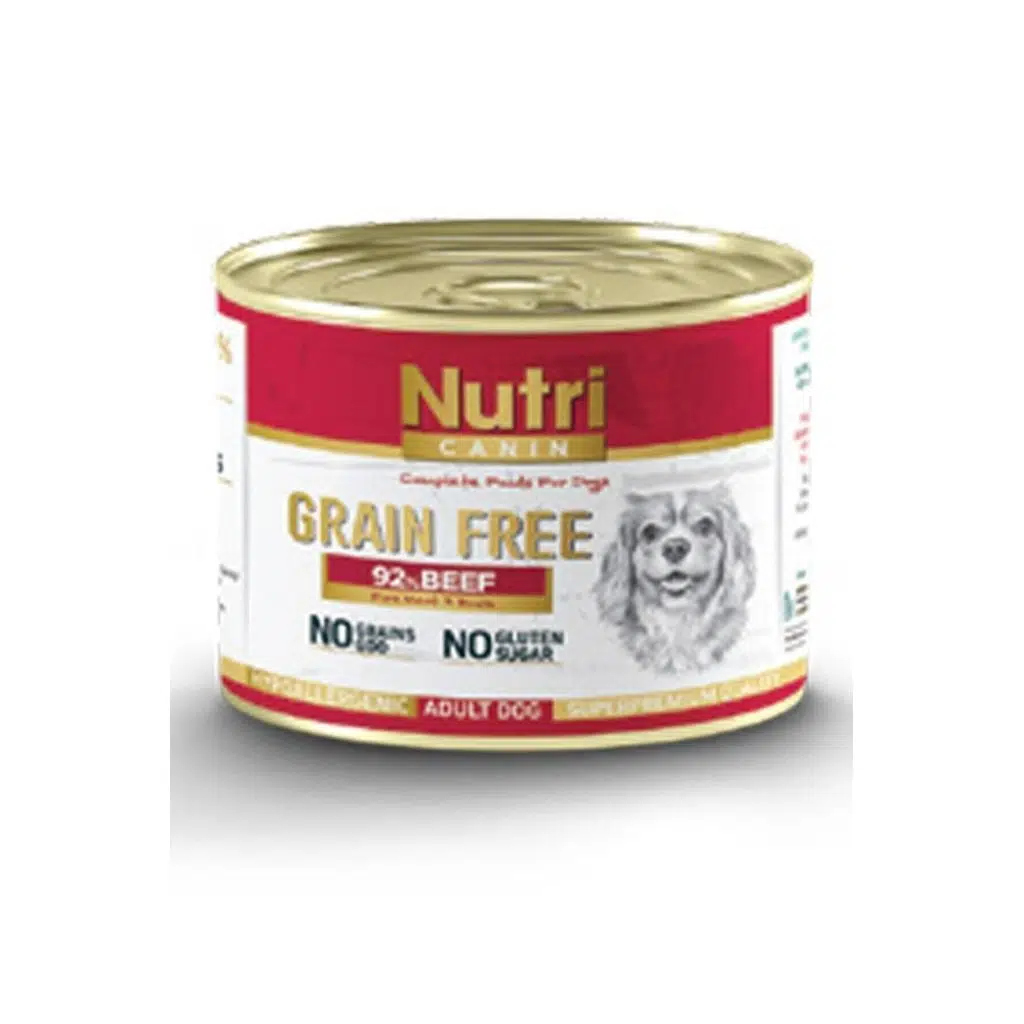 Nutri Canin Sığır Etli Tahılsız Köpek Konservesi 200 Gr