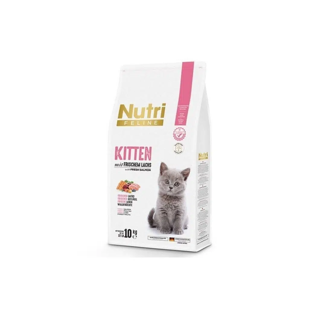  Nutri Feline Kitten Somonlu Yavru Kedi Maması 10 Kg