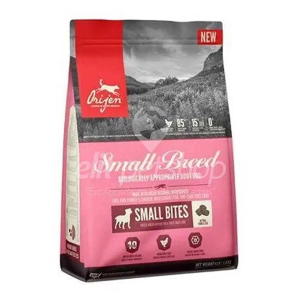 Orijen Small Breed Tahılsız Yavru/Yetişkin Köpek Maması 1,8kg