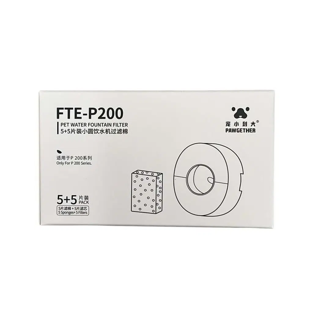 Pawgether FTE-P200 Pure 200S Otomatik Su Sebili için Yedek Filtre Kartuşu 5Lİ