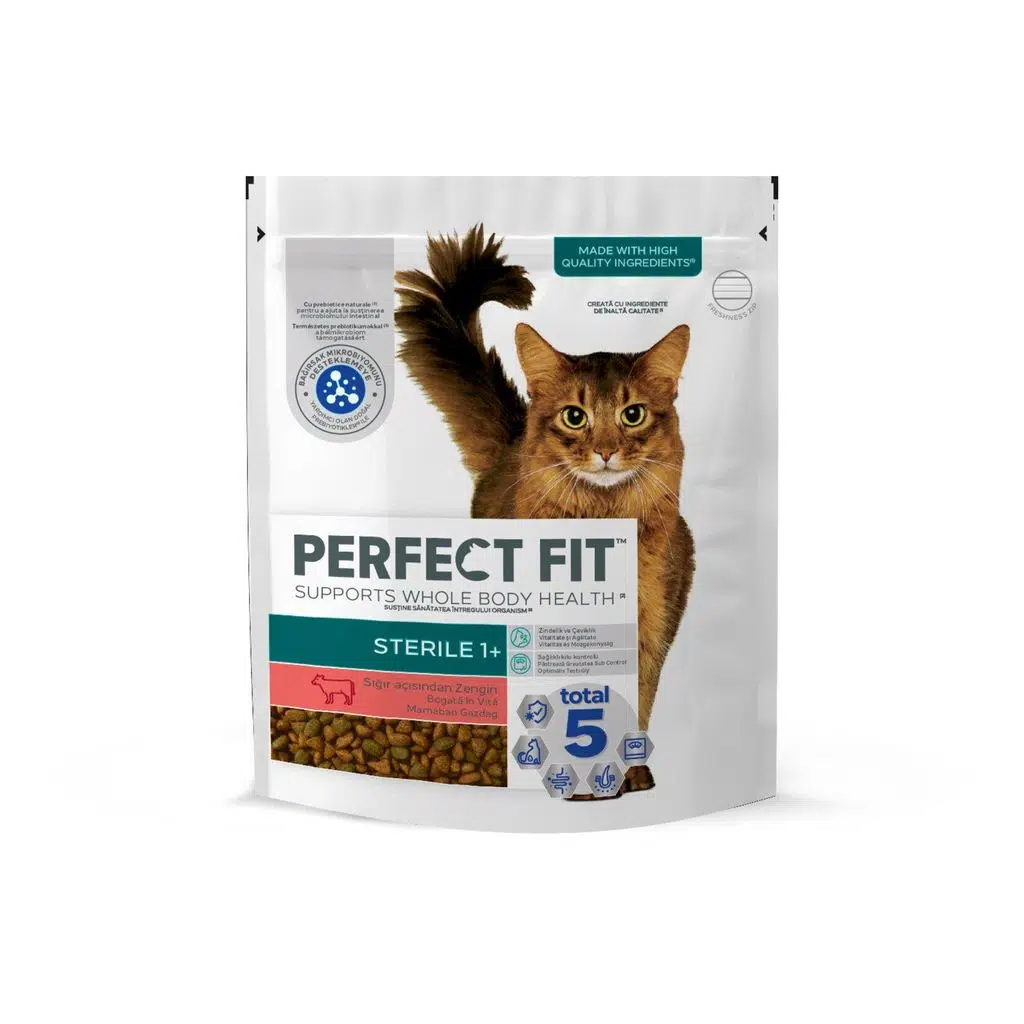 Perfect Fit Sığır Etli Kısır Kedi Maması 750 GR