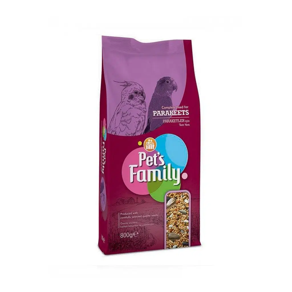 Pets Family Sultan/Cennet Papağanı Paraket Yemi 800gr
