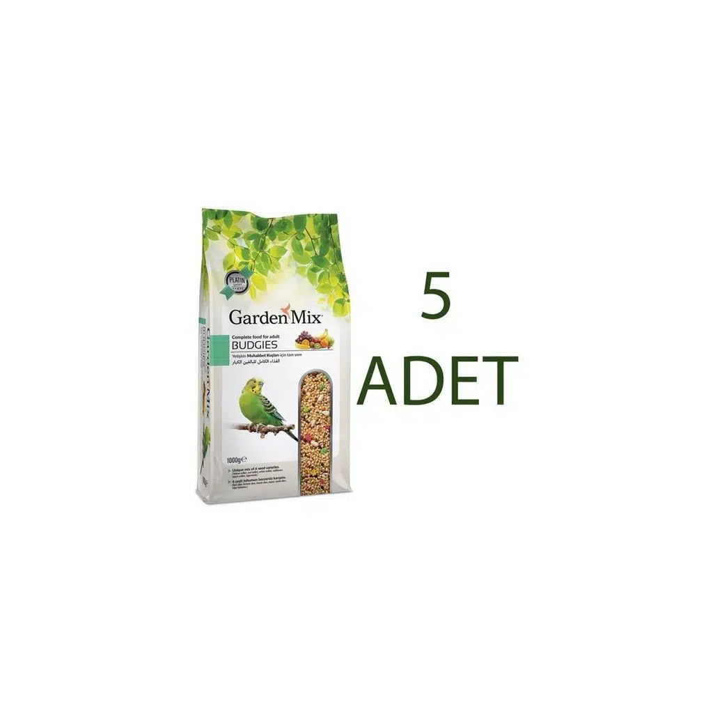 Platin Meyveli Muhabbet Kuş Yemi 1kg x 5 Adet