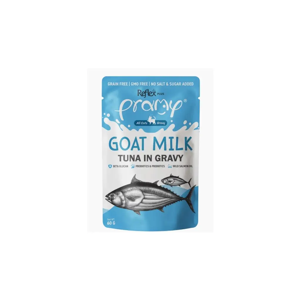 PRAMY SOS İÇİNDE KEÇİ SÜTLÜ TON BALIKLI 60 GR