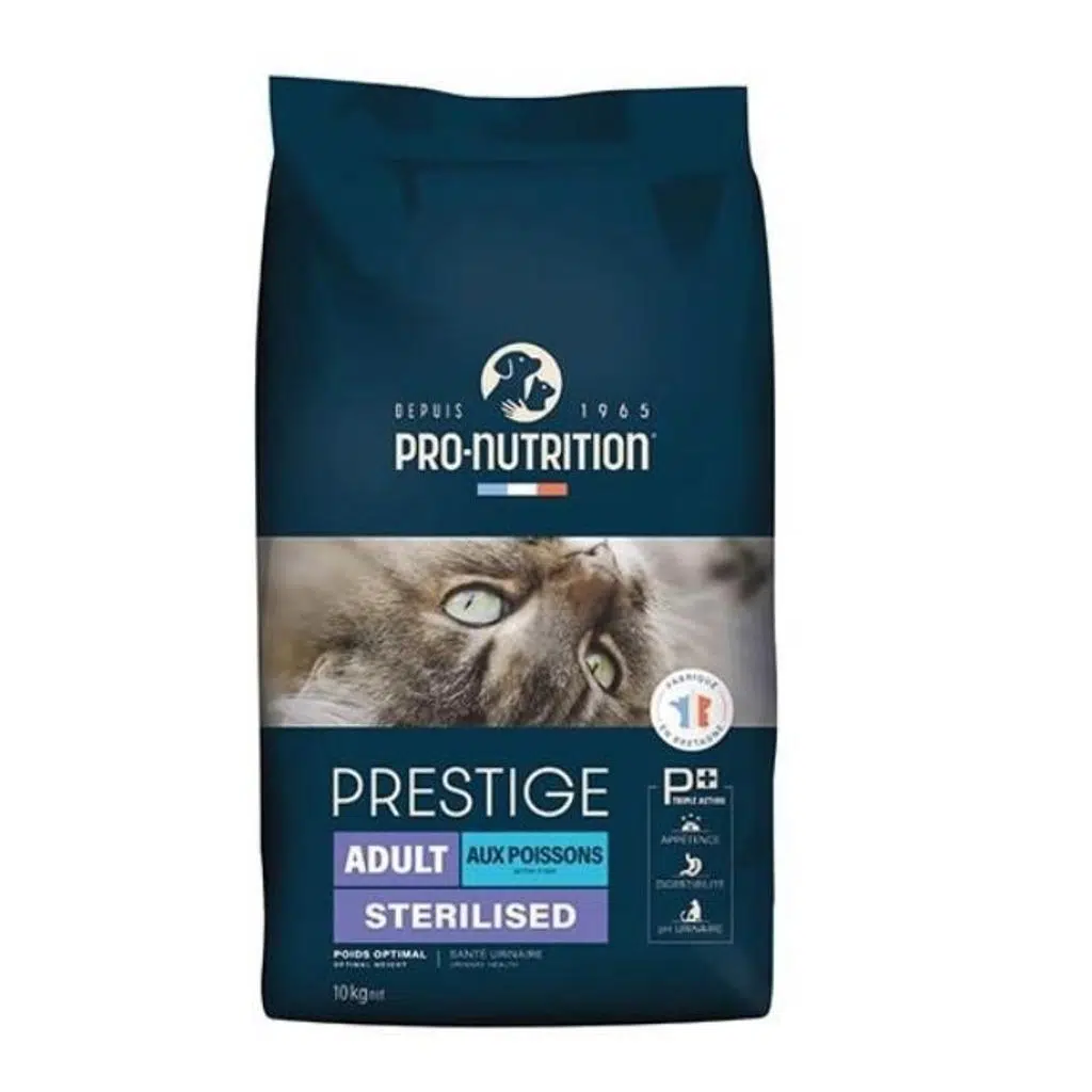Pro Nutrition Cat Prestige Adult Sterilised Somonlu ve Morina Balıklı Kedi Maması 10Kg