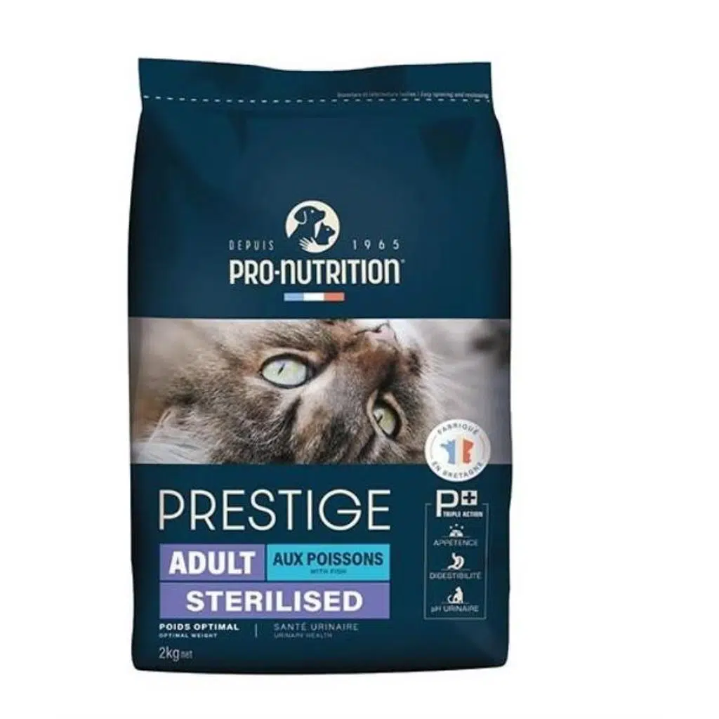Pro Nutrition Cat Prestige Adult Sterilised Somonlu ve Morina Balıklı Kedi Maması 2Kg