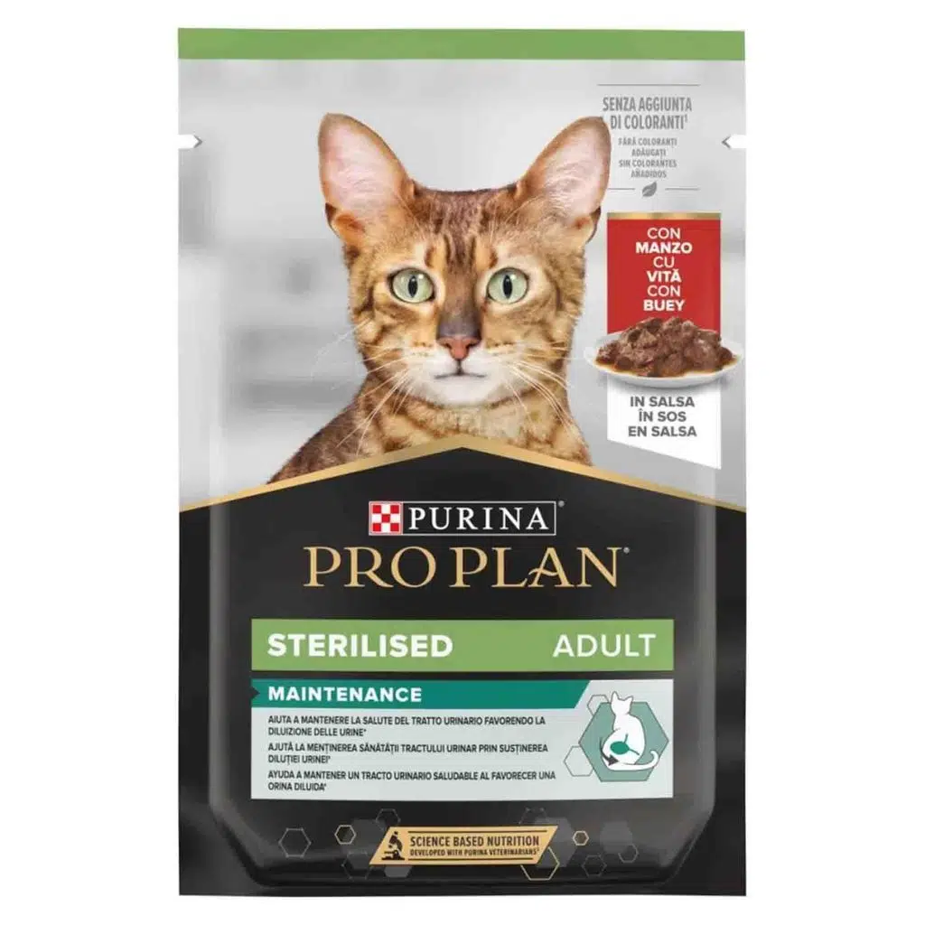 Pro Plan Biftekli Pouch Kısır Kedi Konservesi 85gr