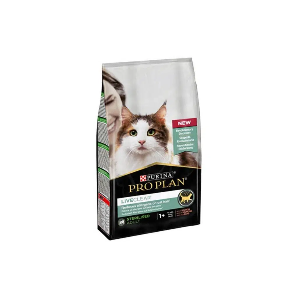 Pro Plan Cat LiveClear Somonlu Alerjen Azaltan Kısırlaştırılmış Kedi Maması 1,4kg