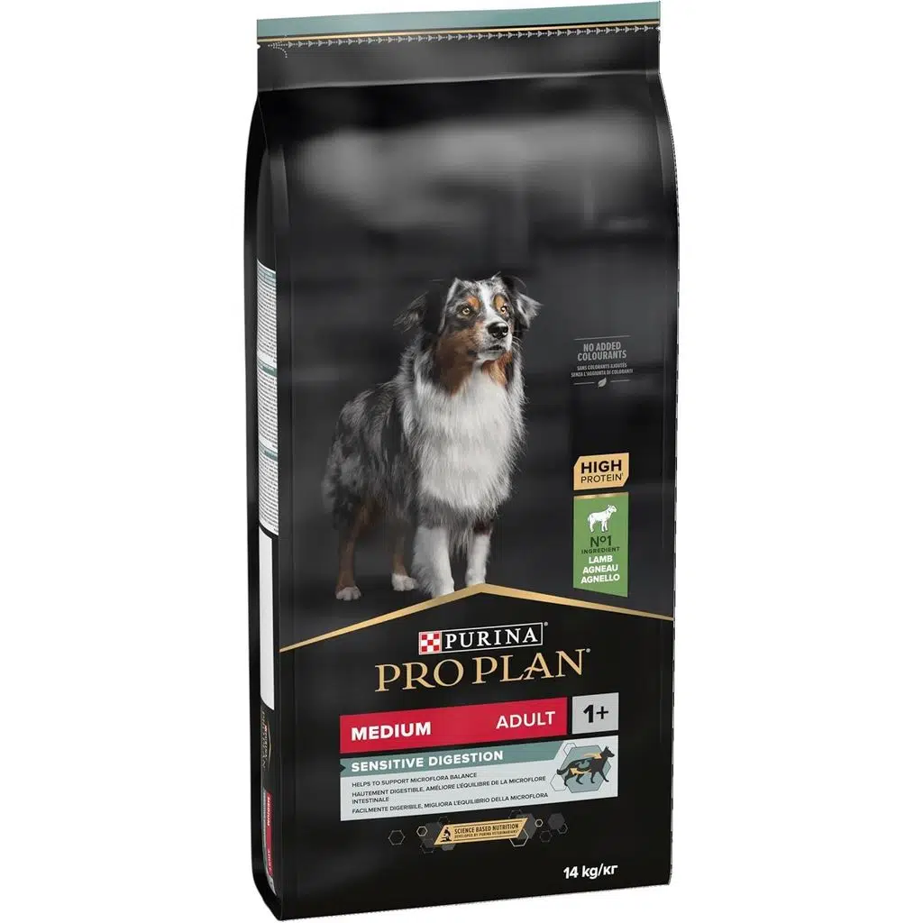 Pro Plan Sensitive Digestion Kuzulu ve Pirinçli Orta Irk Yetişkin Köpek Maması 14kg