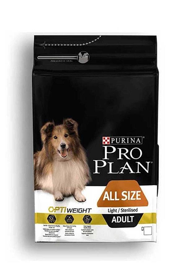 Pro Plan Light Sterilised All Sizes Tavuklu 14 kg Yetişkin Köpek Maması