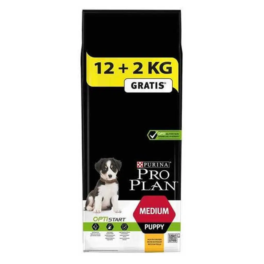 Pro Plan Tavuklu Orta Irk Yavru Köpek Maması 12+2 kg