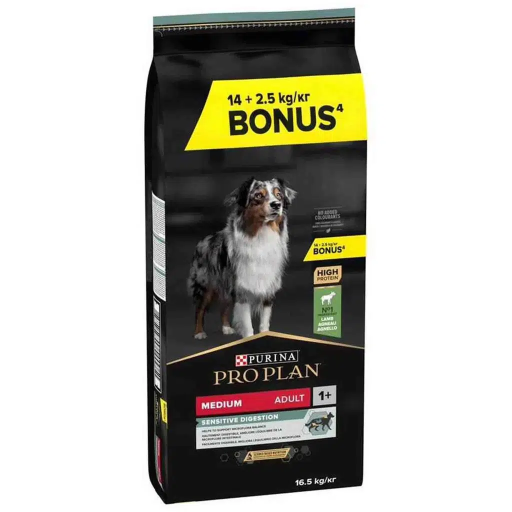 Pro Plan Kuzulu Orta Irk Köpek Maması 14+2,5 Kg