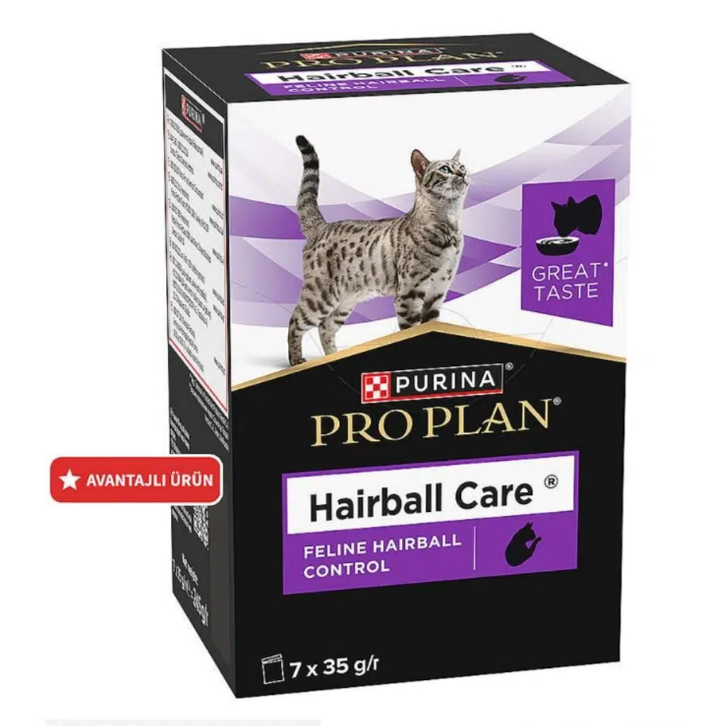 Pro Plan Pouch Hairball Care Tüy Yumağı Kontrolü Kedi Yaş Maması 35 Gr x 7 Adet