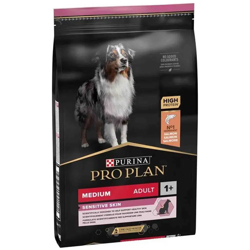Pro Plan Somonlu Orta Irk Hassas Derili Yetişkin Köpek Maması 14kg