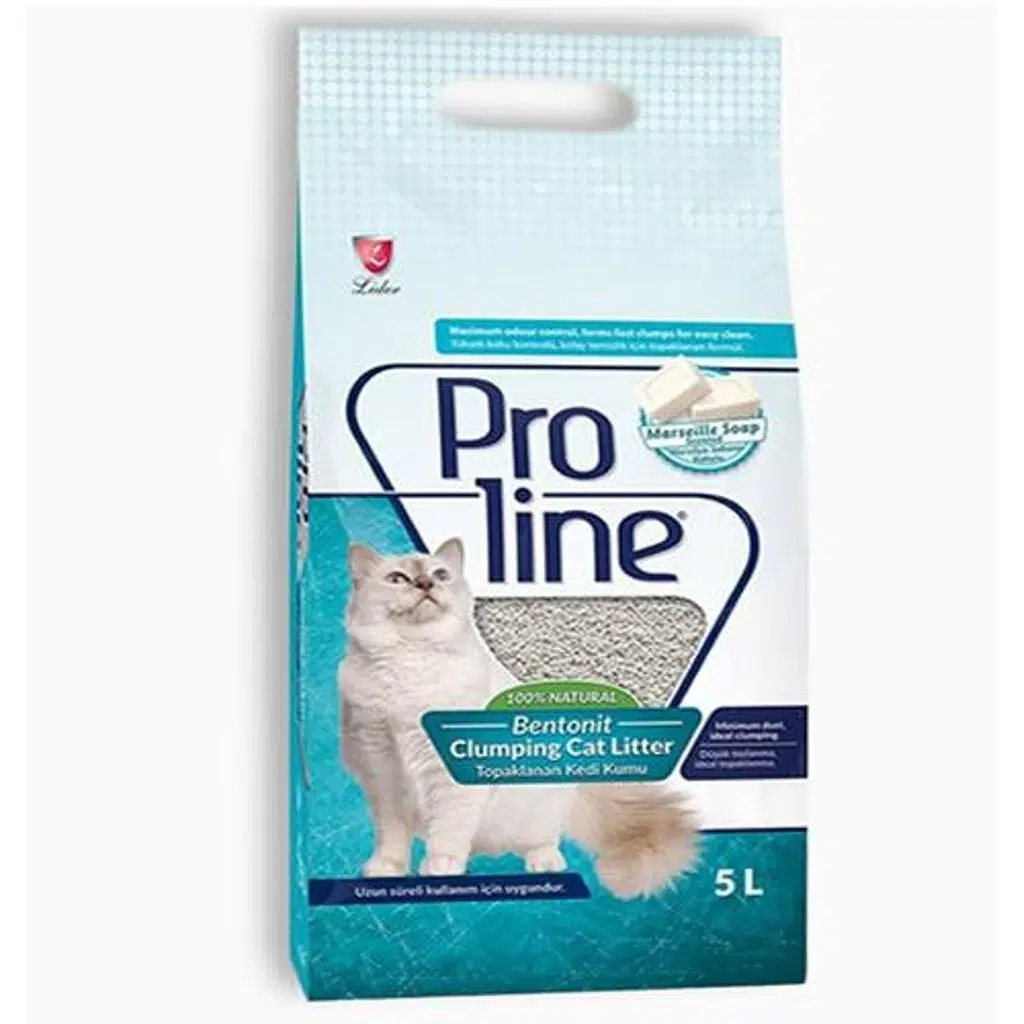 Proline Bentonit Marsilya Sabun Kokulu Kedi Kumu 5 Litre