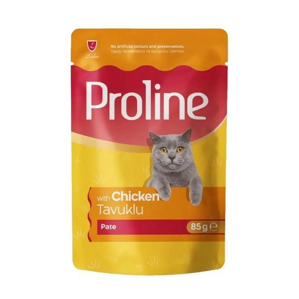 Proline Pounc Pate Tavuklu Yetişkin Kedi Yaş maması 85 gr