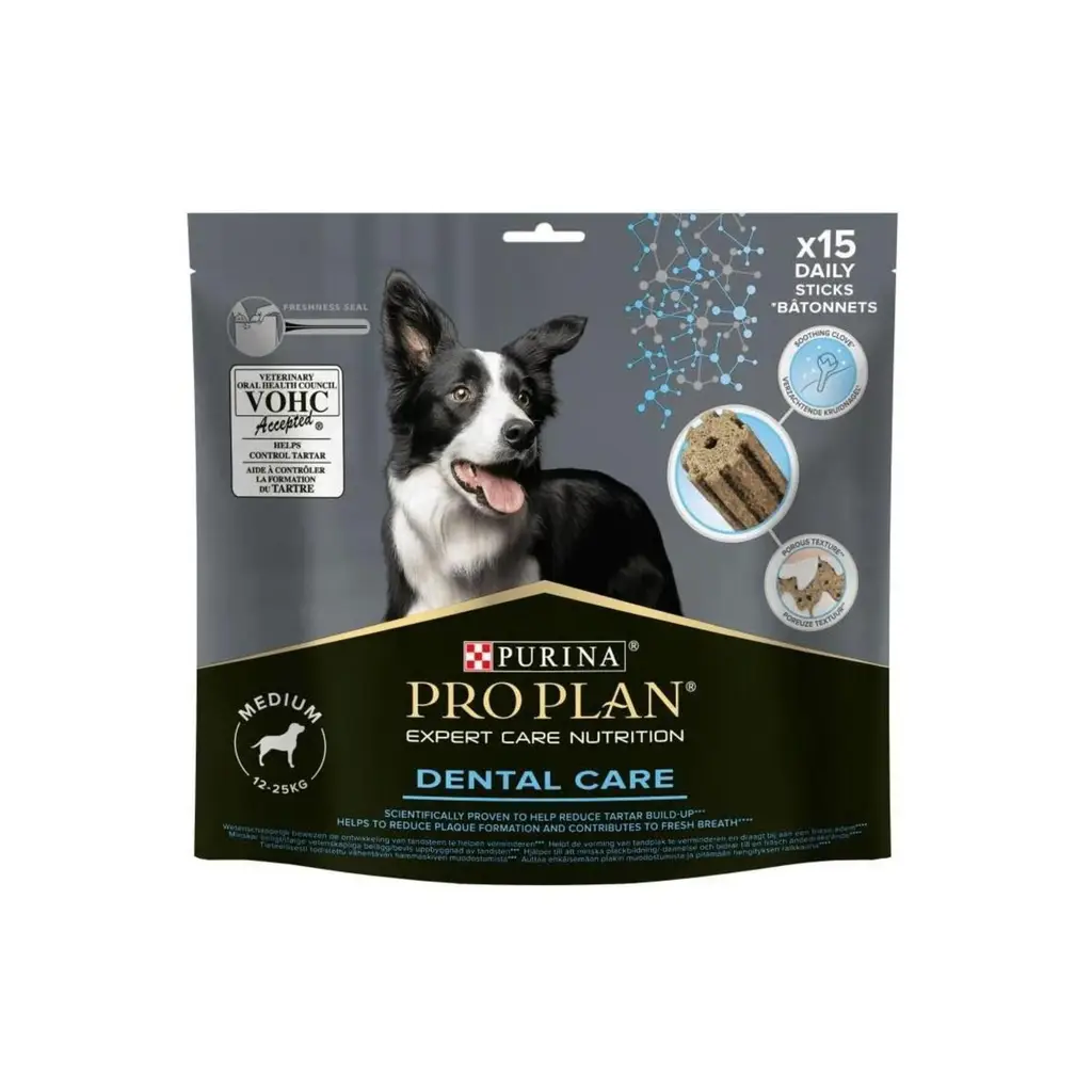 Pro Plan Dental Care Orta Irk Köpek Ödül Maması 345gr 15 li