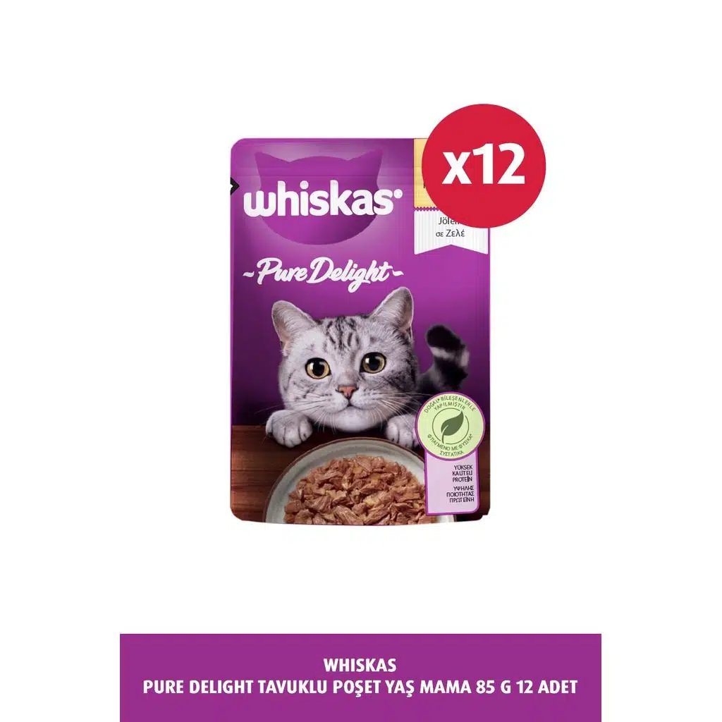 Pure Delight Tavuklu Poşet Yaş Mama 85 G 12X