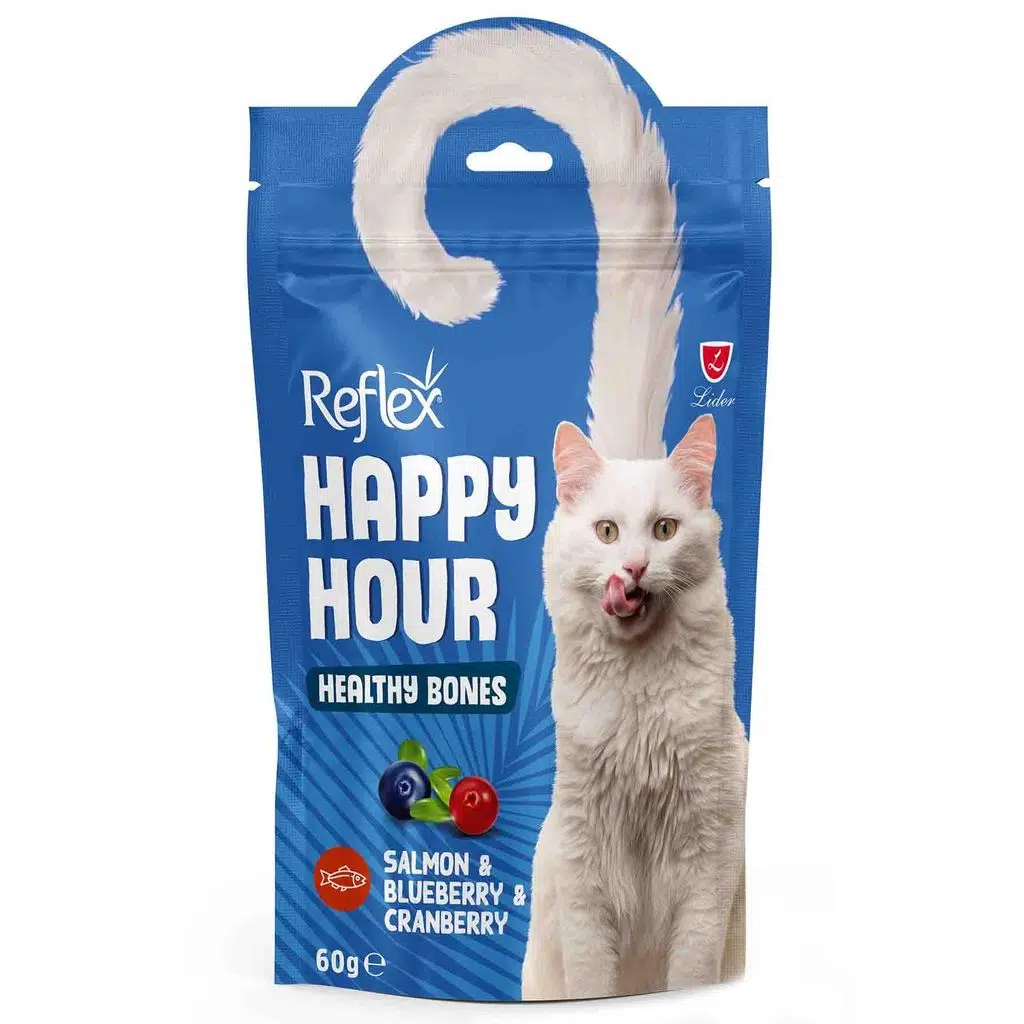 Reflex Happy Hour Sağlıklı Kemikler İçin Destekleyici Kedi Ödül-60 Gr