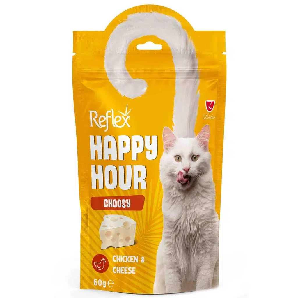 Reflex Happy Hour Seçici Kediler İçin Destekleyici Kedi Ödül-60 Gr